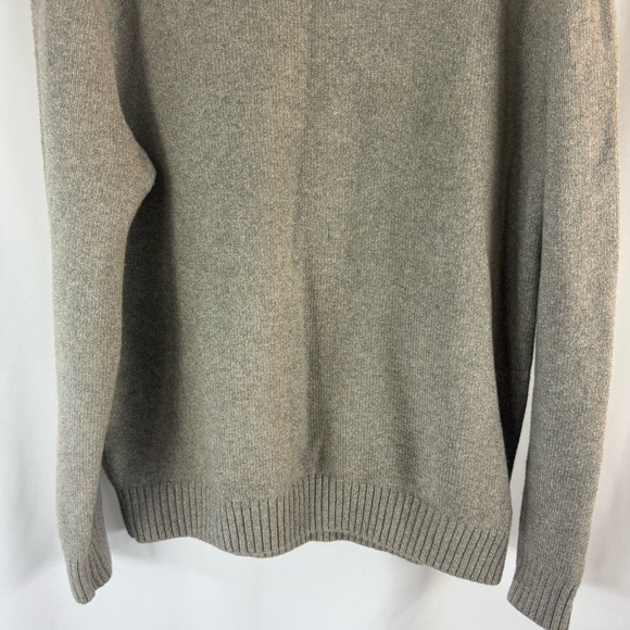 Banana Republic Men Gray Turtleneck Sweater Size: L - Picture 4 of 12